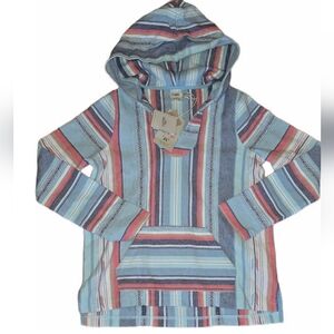 NWT Faherty Baja Poncho Hoodie
